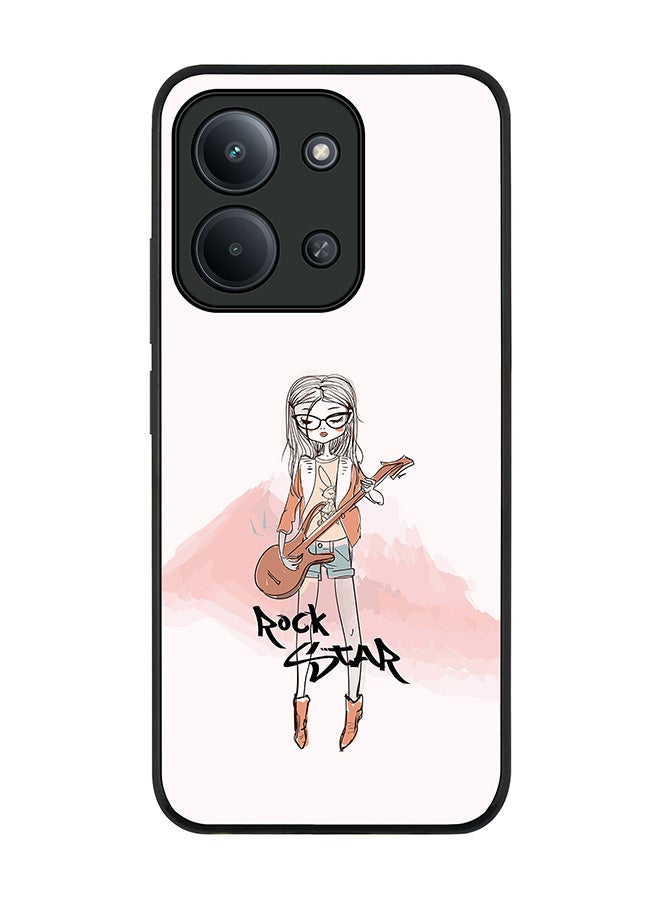 For Xiaomi Redmi 15C 4G Case,Slim fit Camera Protection, Shockproof Thin Phone cover  - Rockstar Girl